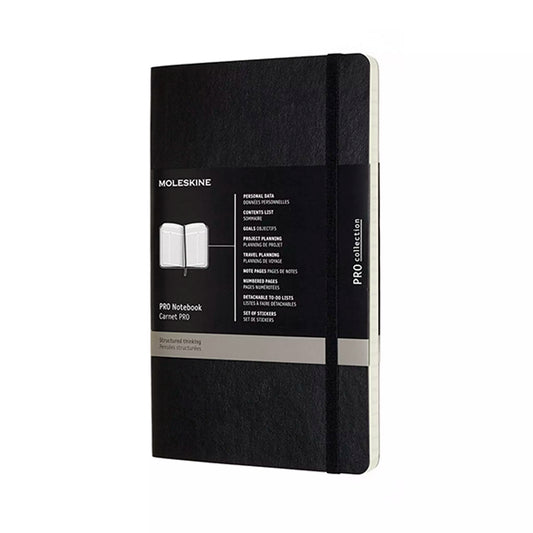 Moleskine  Pro Notebook Large Soft Black
