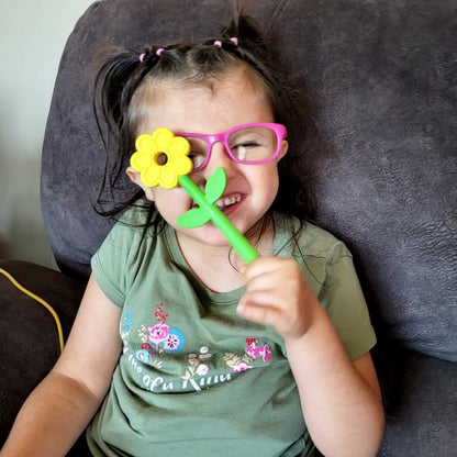 ARK's Flower Wand Chewy - Handheld Sensory Chew Tool for Children
