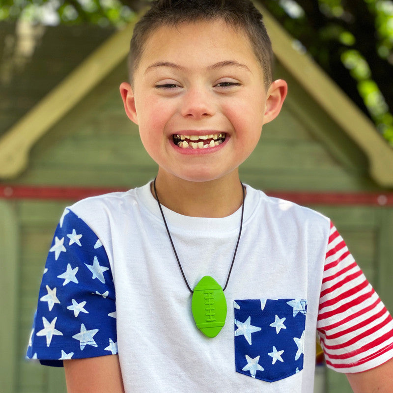ARK Football Chew Necklace - Chewable Pendant for Oral Motor Needs