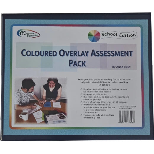 Crossbow Coloured Overlay Assessment Pack - School Edition