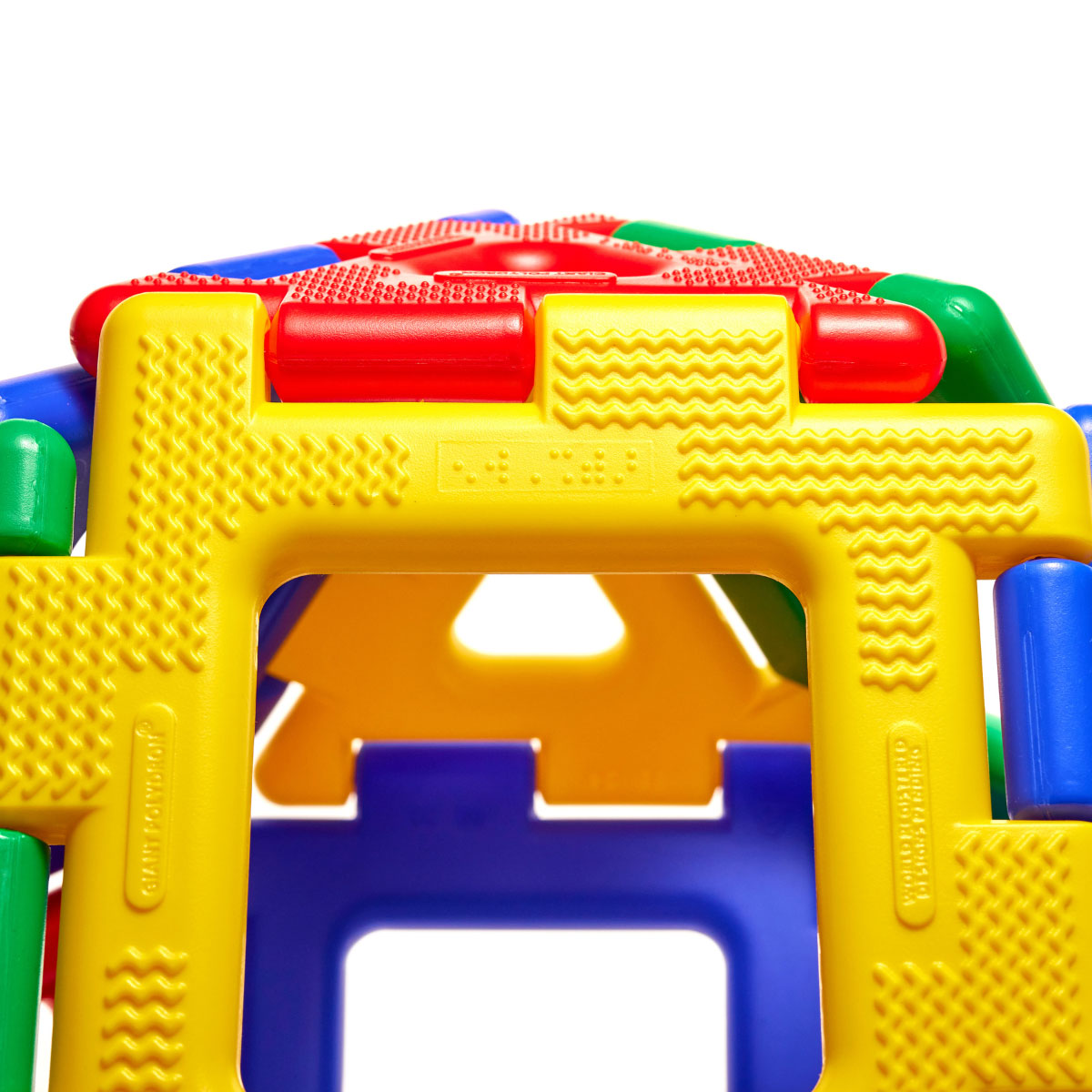 Giant Polydron Gears Recycled Plastic -- Hands-On STEM and Engineering