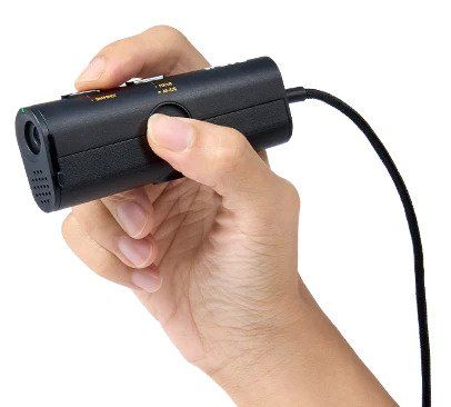 IPEVO P2V ULTRA 13MP USB camera held in the hand