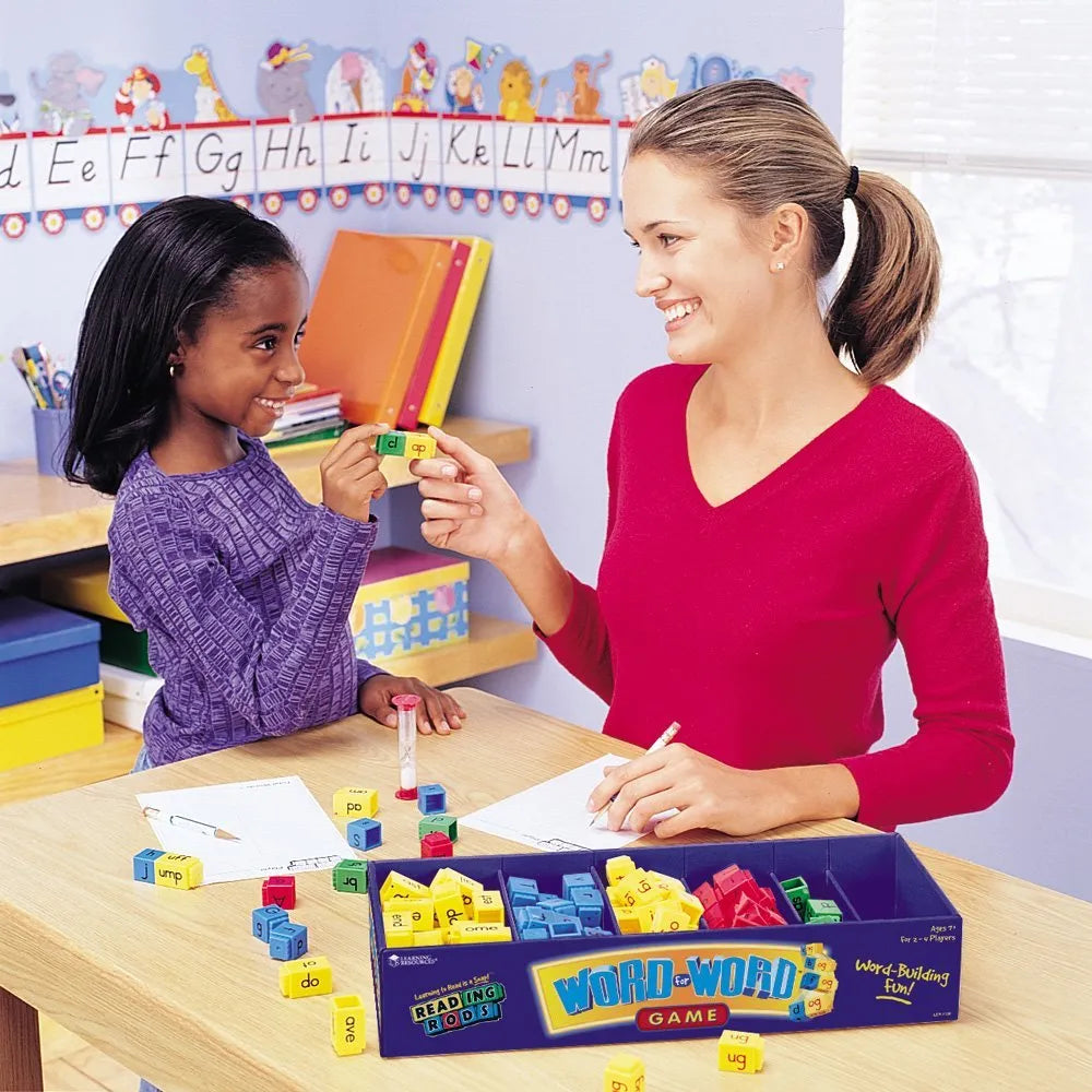 Reading Rods® Word for Word® Game: Phonics Word Building