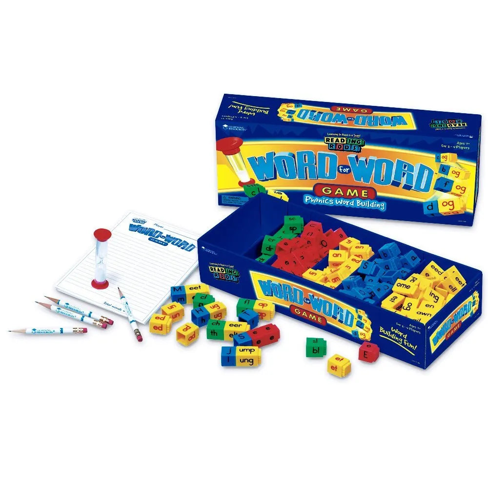 Reading Rods® Word for Word® Game: Phonics Word Building