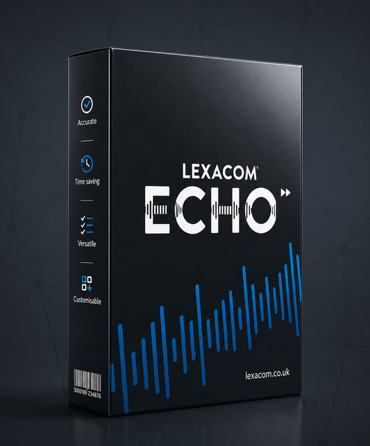 Lexacom Echo Speech Recognition Software – SEND & Workplace Aid (12 Month Licence)