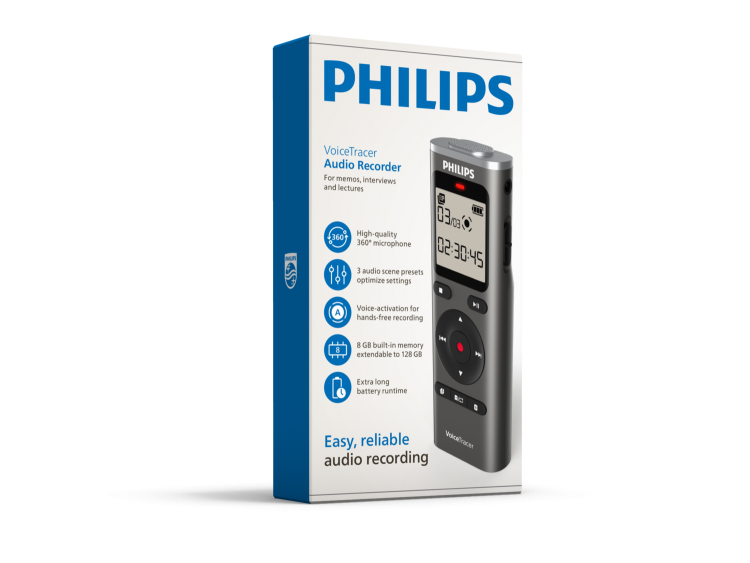 Philips DVT1170 VoiceTracer Audio Recorder