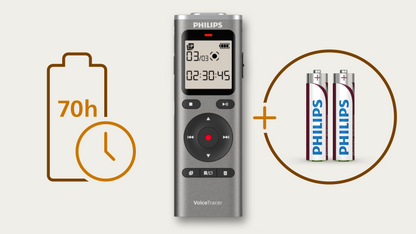 Philips DVT1170 VoiceTracer Audio Recorder