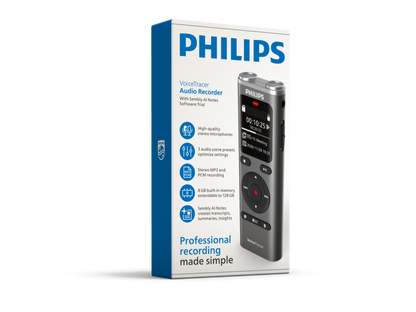 Philips DVT2075 VoiceTracer Audio Recorder