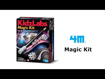 4M KidzLabs Magic Kit - 12 Magic Tricks Set Age 8+
