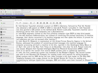 ReadSpeaker TextAid — Workplace Text-to-Speech and Literacy Support Software for Dyslexic Adults
