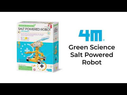4M Green Science Salt-Powered Robot Kit - STEM Toy Age 5+