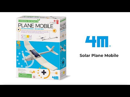 4M Green Science Plane Mobile - Solar Powered STEM Model 5+
