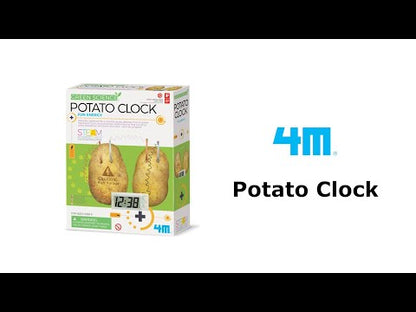 4M Green Science Potato Clock Kit - Electricity STEM Toy 5+