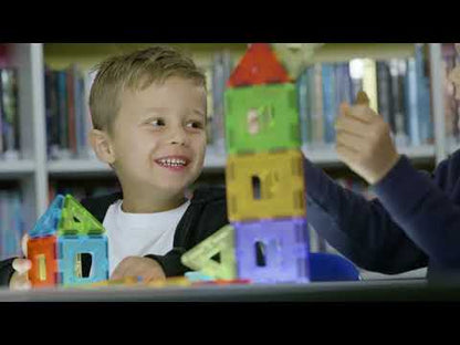 Translucent Polydron KinderMag Starter Set – 48-Piece Magnetic Construction Kit for Early Learners