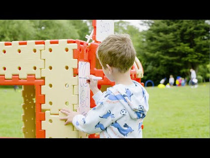 Giant Polydron Build-A-Shop - 83-Piece Role Play Construction Set
