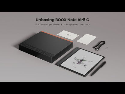 BOOX Note Air5 C 10.3″ Colour E‑Ink Tablet with Stylus – Smart Reading & Writing for All Learners