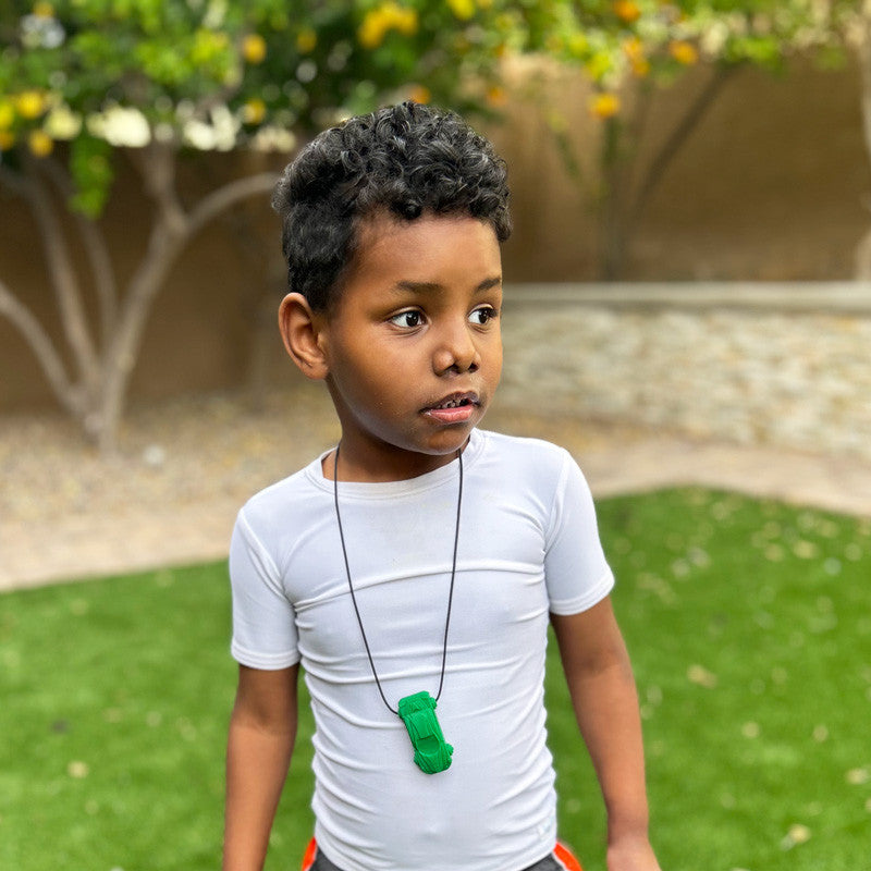 ARK Racecar Chew Necklace - Sensory Chewelry Necklace