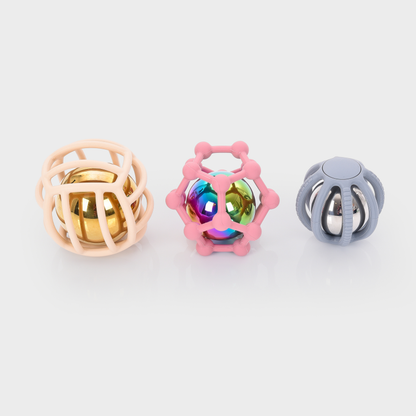 tickit® SiliSoft Sensory Steel Balls Earth, 6-Piece Sensory Set