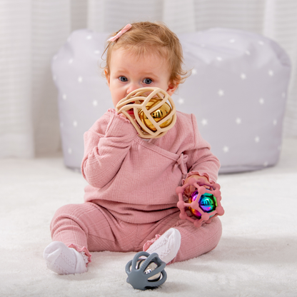 tickit® SiliSoft Sensory Steel Balls Earth, 6-Piece Sensory Set