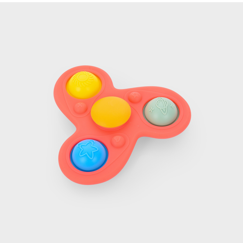 tickit® SiliSoft Jumbo Spinner Rainbow Fidget Toy