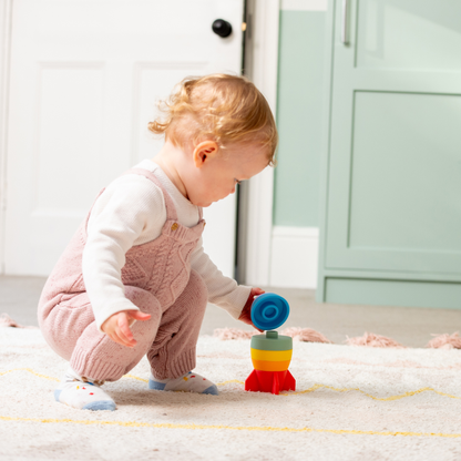 tickit® SiliSoft Rocket Stacker Rainbow Sensory Toy, 6pc