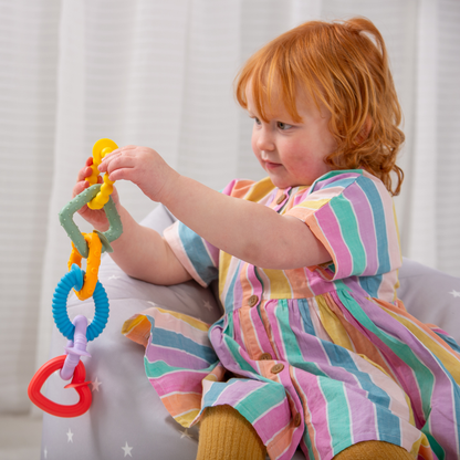 tickit® SiliSoft Pop Loops Rainbow Sensory Toy, 6 Shapes