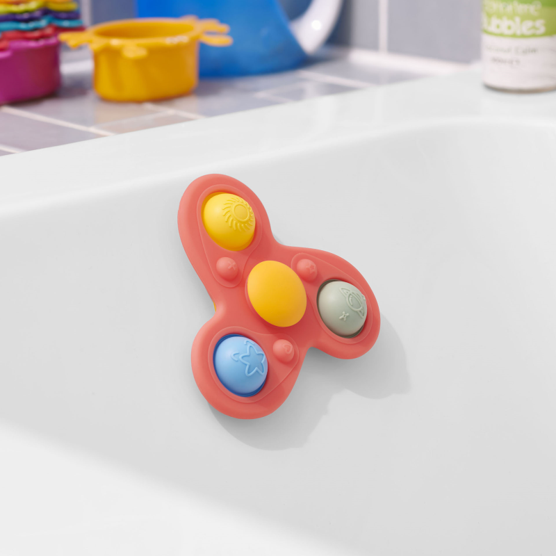 tickit® SiliSoft Jumbo Spinner Rainbow Fidget Toy
