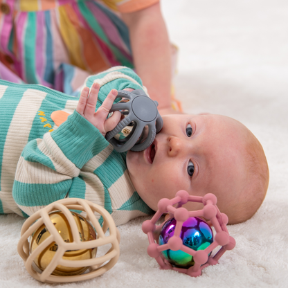 tickit® SiliSoft Sensory Steel Balls Earth, 6-Piece Sensory Set