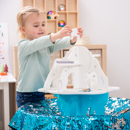 tickit® Polar Island Wooden Small World Play Set | Ages 3+