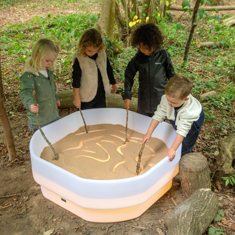 tickit® Discovery Glow Tuff Table | Autism & SEND Sensory Table