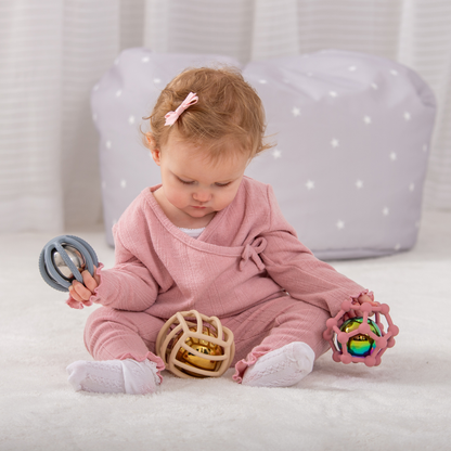 tickit® SiliSoft Sensory Steel Balls Earth, 6-Piece Sensory Set