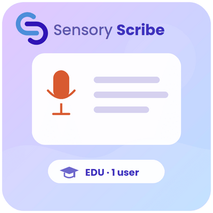 Sensory Scribe for Windows Education Single User Licence