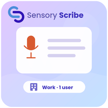 Sensory Scribe for Windows Workplace Single User Licence