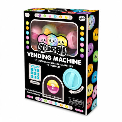 Scrunchems Dumpling Vending Machine - 10 Piece Squishy Toy Set