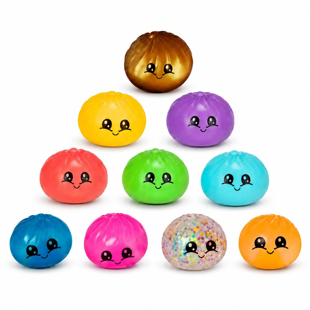 Scrunchems Dumpling Vending Machine - 10 Piece Squishy Toy Set