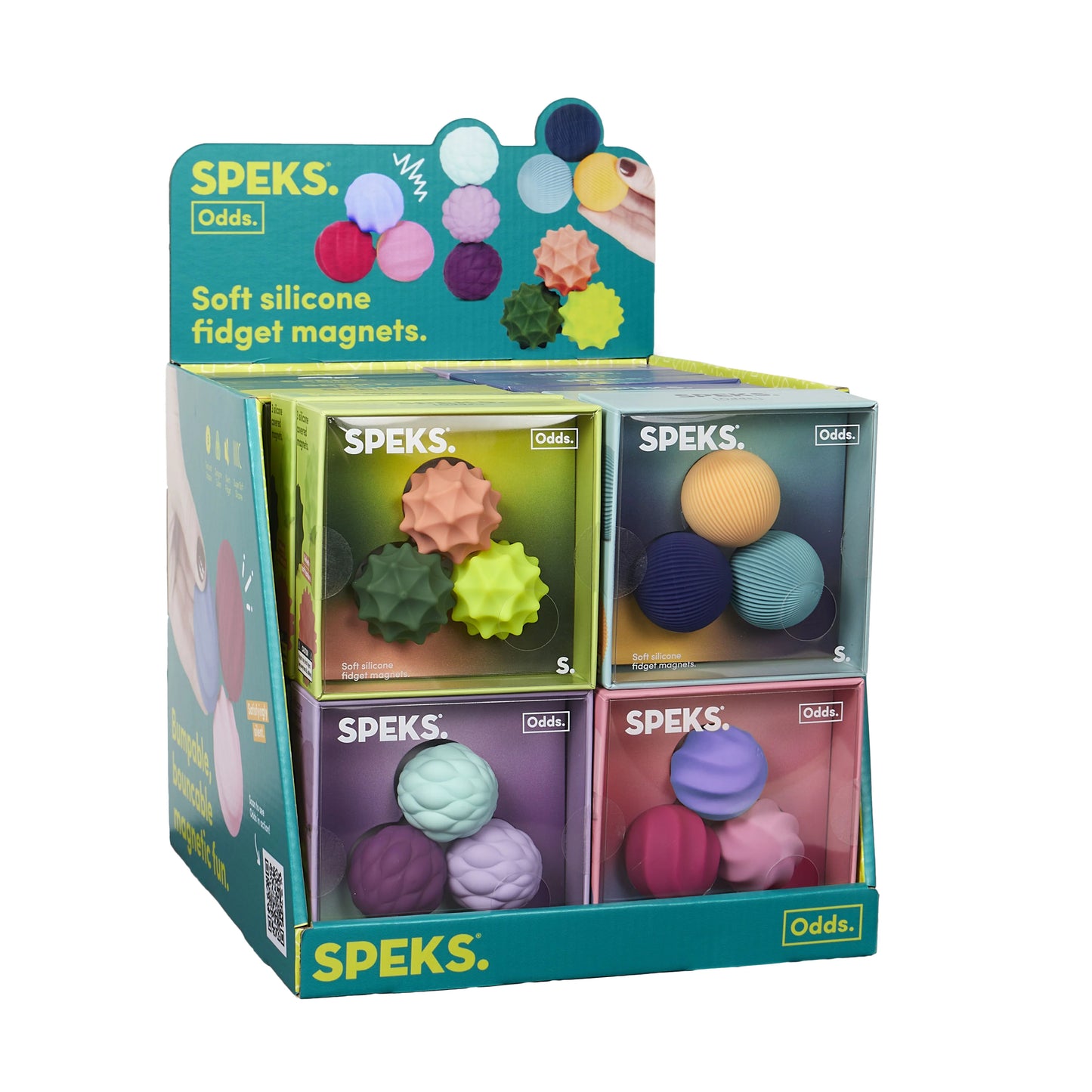 Speks. Odds Vivid - Silicone Fidget Magnets