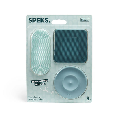 Speks. Slabs 3 Pack - 3 Silicone Sensory Stickers