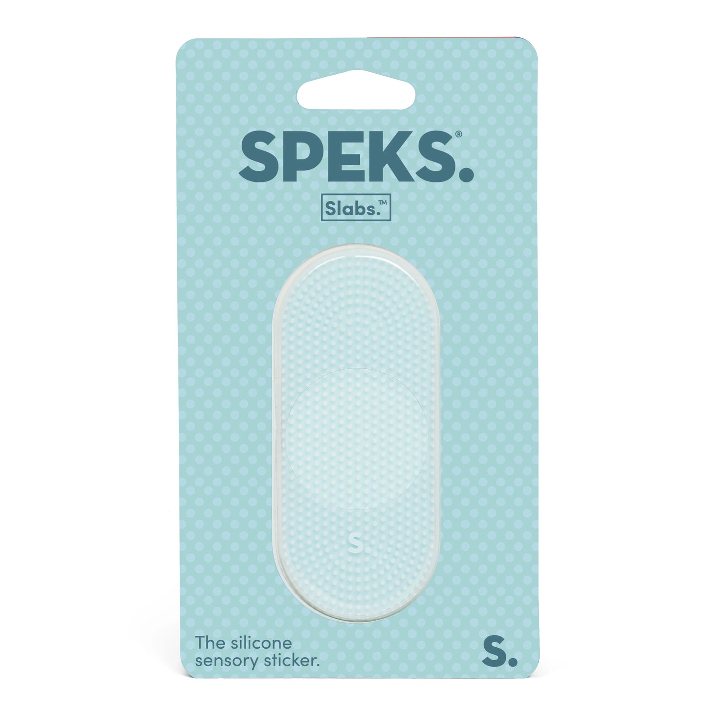 Speks. Slabs - The Silicone Sensory Sticker (Single)