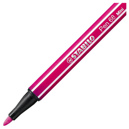 Stabilo Pen 68 Mini Animal Vibes (8 Pack) – Bright Fibre‑Tip Pens for Creative Learning