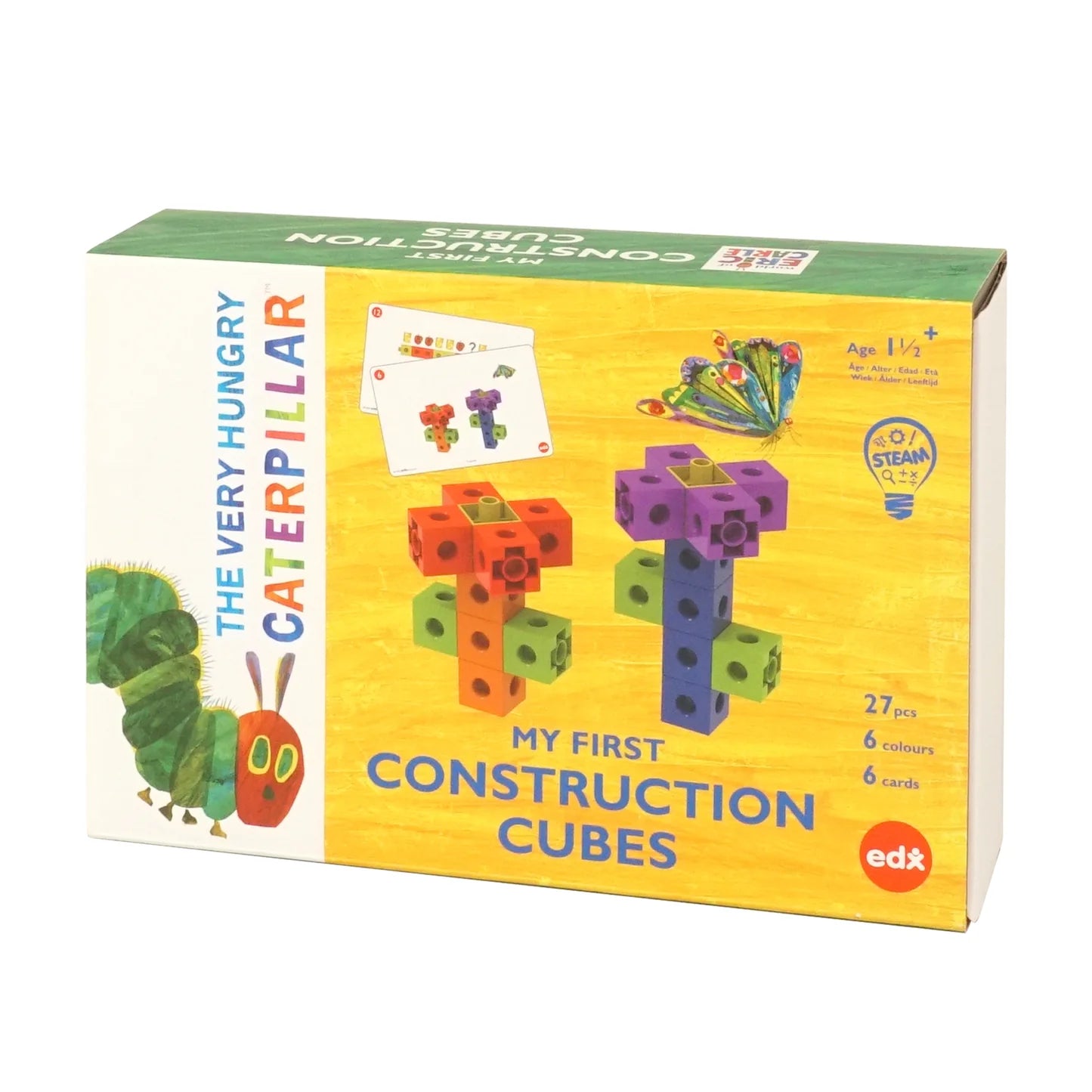 The Very Hungry Caterpillar My First Construction Cubes – Early Learning Set (18m+)