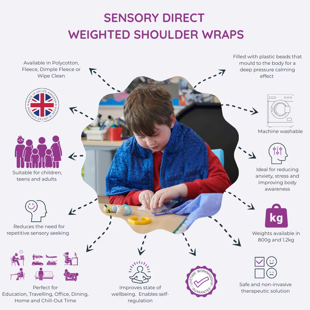 Polycotton Weighted Shoulder Wrap