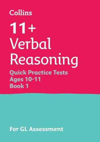 Collins 11+ Practice – 11+ Verbal Reasoning Quick Practice Tests Age 10-11 (Year 6) Book 1: For the 2026 GL Assessment Tests