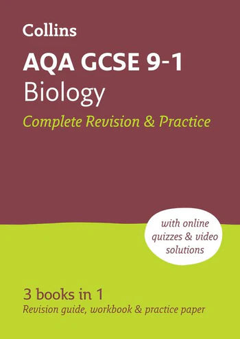 AQA GCSE 9-1 Biology All-in-One Complete Revision and Practice: Ideal for the 2026 and 2027 exams includes online edition, quizzes and video solutions (Collins GCSE Grade 9-1 Revision)