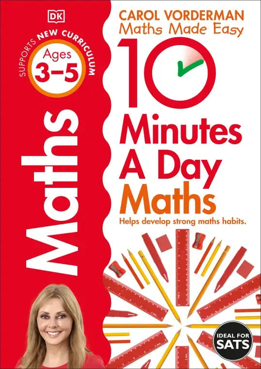 10 Minutes A Day Maths, Ages 3-5 (Preschool) | The Dyslexia Shop
