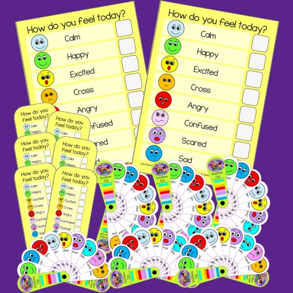 How Do You Feel Today? Emotions Resources Classroom Set