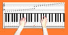 4 Octave Keyboard & Note Chart With Full Size Keys | The Dyslexia Shop