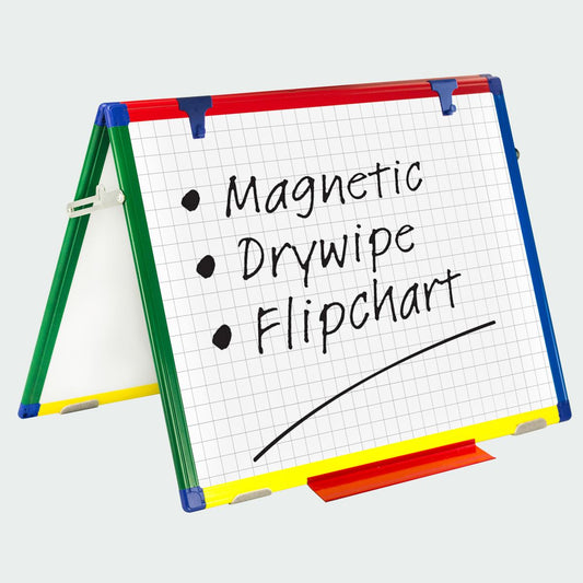 Show-me A2 Desktop Magnetic Drywipe Easel