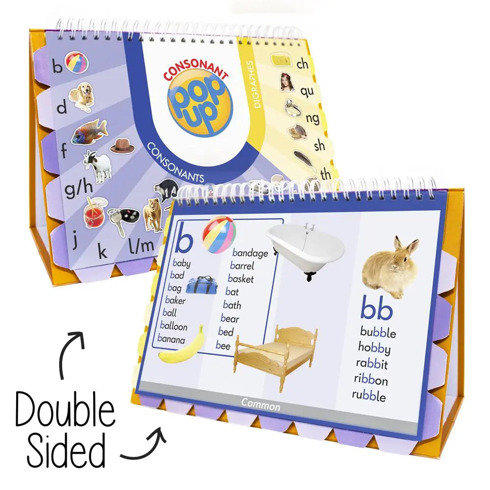 44 Sound Pop-Up Vowel-Consonnant | The Dyslexia Shop