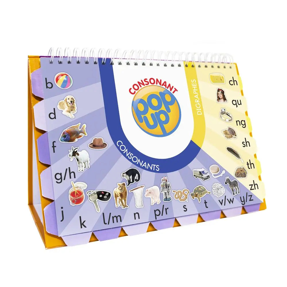 44 Sound Pop-Up Vowel-Consonnant | The Dyslexia Shop