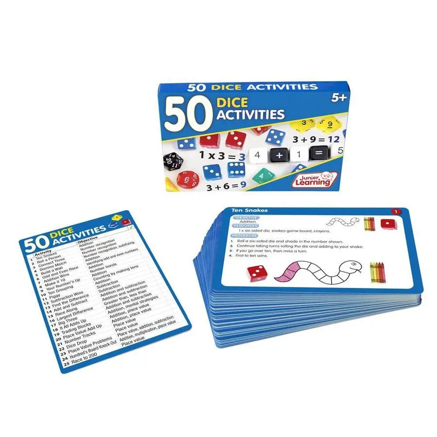 50 Dice Activities | The Dyslexia Shop